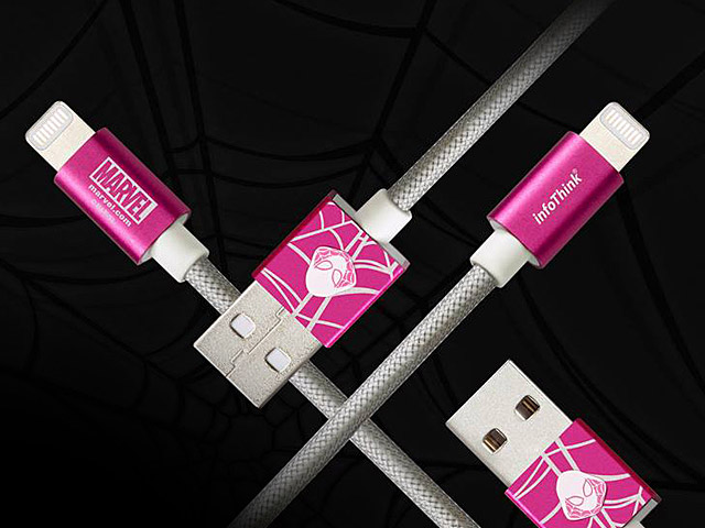 Infothink Spider Gwen Lightning USB Cable