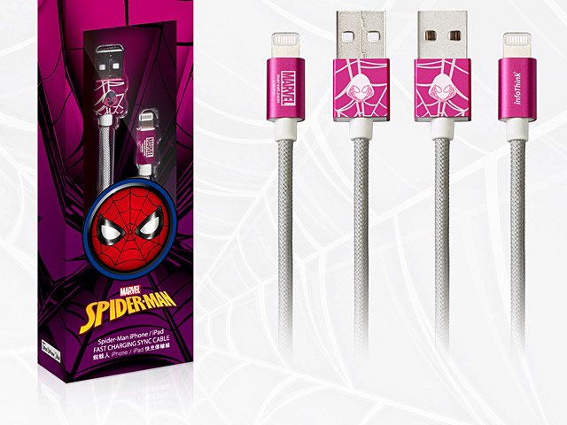 Infothink Spider Gwen Lightning USB Cable