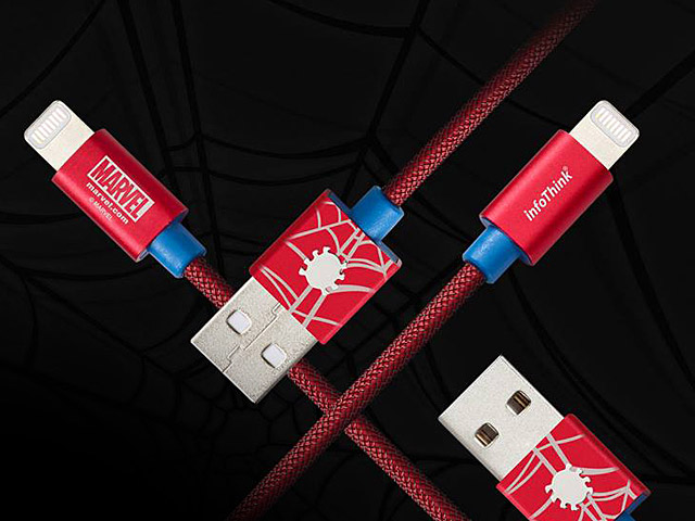 Infothink Spider Man Lightning USB Cable