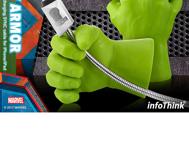 infoThink Hulk Heavy Armor Lightning USB Sync Charging Cable