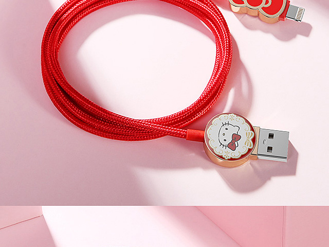 Hello Kitty Bow Lightning USB Cable