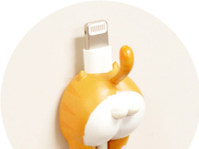 Rasta Banana Cute Animal Lightning Magnetic Cable Holder
