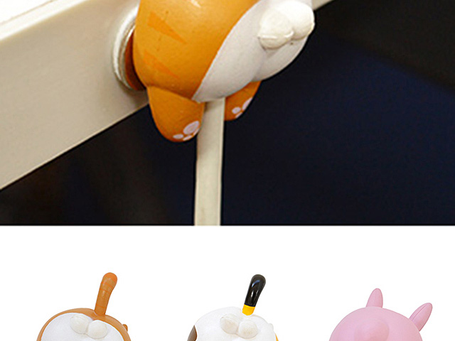 Rasta Banana Cute Animal Lightning Magnetic Cable Holder