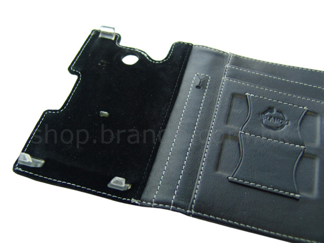 Brando Workshop Clip Leather Case for Clie TH55 (Side Open)