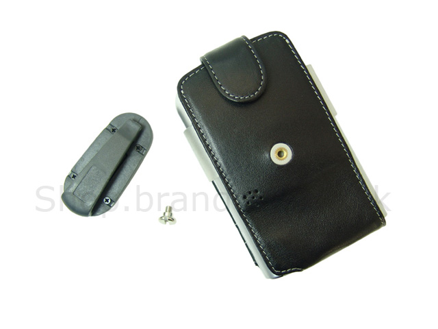 Brando Workshop Clip Leather Case for Asus MyPal A730 / Loox v70