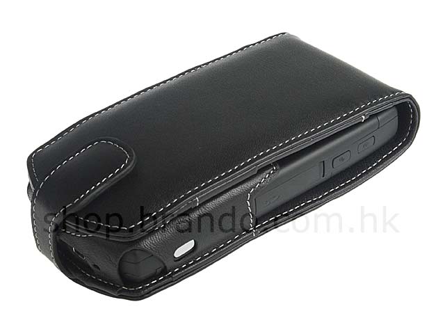Brando Workshop Leather Case for HTC P6500 / HTC Sirius 100 (Flip Top)