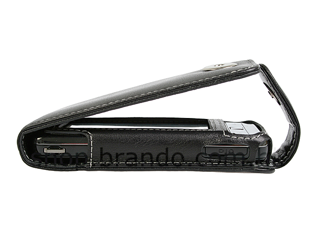 Brando Workshop Leather Case for Samsung i900 Omnia (Flip Top)