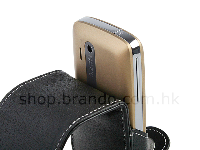 Brando Workshop Leather Case for HTC Touch 3G (Flip Top)