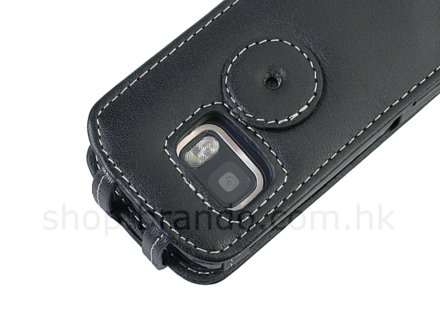 Brando Workshop Leather Case for Nokia 5800 XpressMusic (Flip Top)