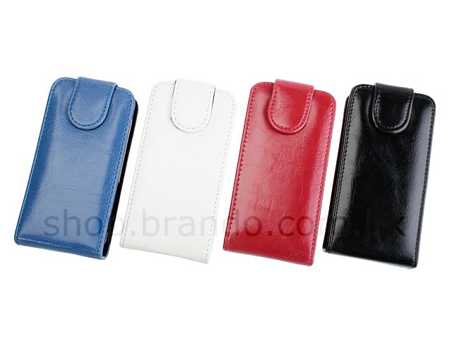 Samsung i900 Omnia Fashionable FlipTop Leather Case