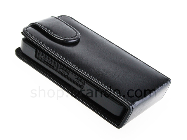 Samsung Pixon M8800H Fashionable Flip Top Leather Case