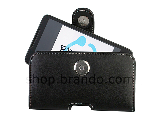 Brando Workshop Leather Case for HTC HD2 (Pouch Type)