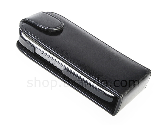 Nokia E75 Fashionable Flip Top Leather Case