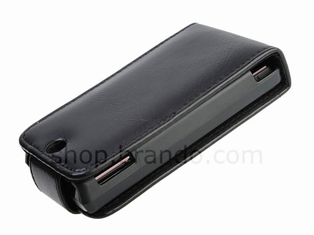 HTC Touch Diamond 2 Fashionable Flip Top Leather Case