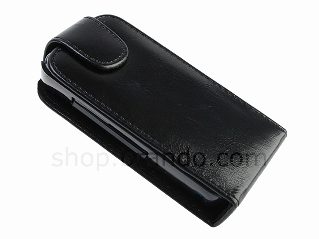 Nokia 5800 XpressMusic Fashionable Flip Top Leather Case