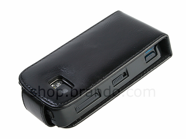 Nokia 5800 XpressMusic Fashionable Flip Top Leather Case