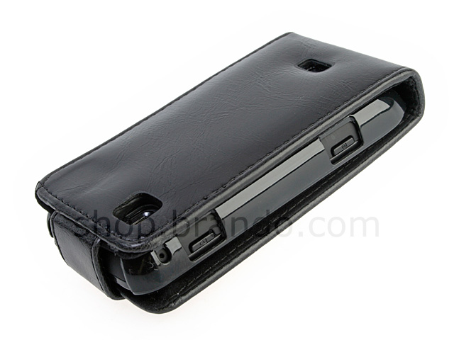 Samsung GT-I5700 Galaxy Spica Fashionable Flip Top Leather Case
