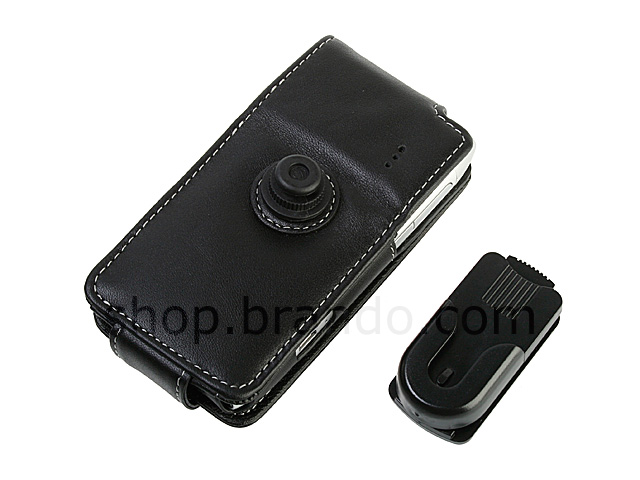 Brando Workshop Leather Case for Nokia N8 (Flip Top)