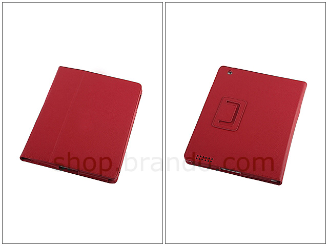 Artificial leather case for iPad 2 (Side Open)