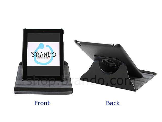 iPad 2 Rotate Stand Leather Case