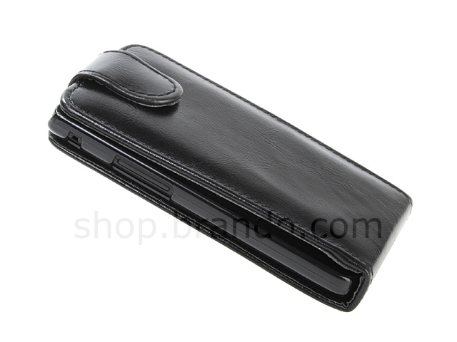 Samsung Galaxy S II Fashionable Flip Top Leather Case