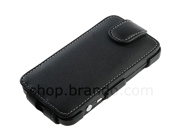 Brando Workshop Leather Case for HTC EVO 3D (Flip Top)