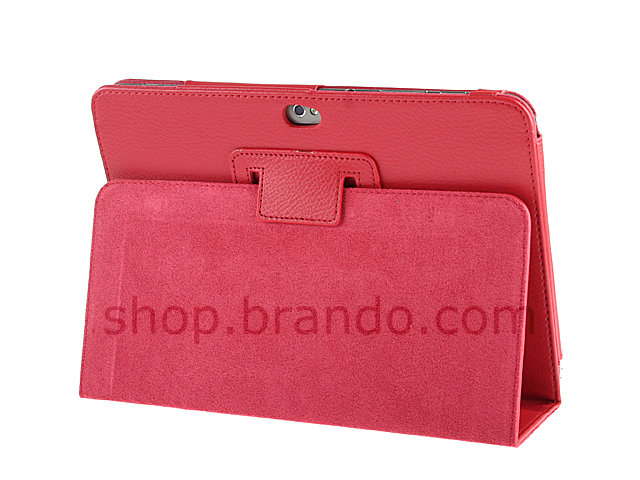 Artificial leather case for Samsung Galaxy Tab 8.9 (Side Open)