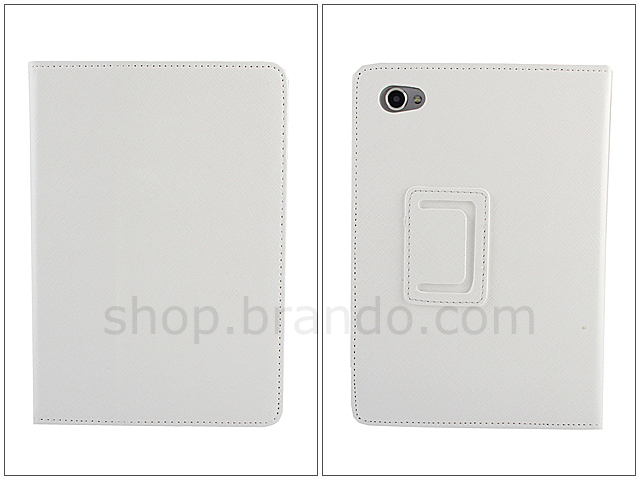 Artificial leather case for Samsung GT-P6810 Galaxy Tab 7.7 (Side Open)