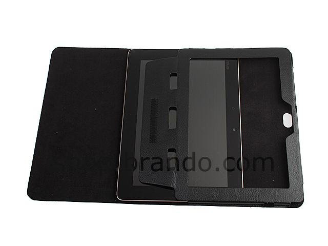 Artificial leather case for Asus Eee Pad Transformer Prime TF201 (Side Open)