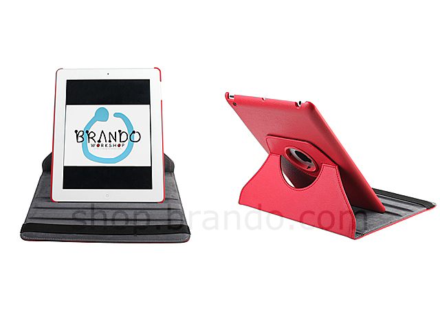 The new iPad (2012) Rotate Stand Leather Case
