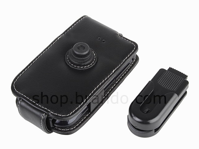 Brando Workshop Leather Case for Samsung Galaxy Pocket GT-S5300 (Flip Top)