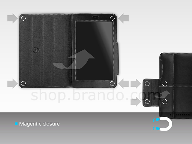 Brando Workshop Leather Case for Google Nexus 7 Asus(2012) (Side Open w/ magnet)