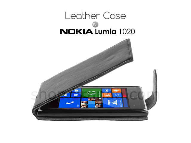 Brando Workshop Leather Case for Nokia Lumia 1020 (Flip Top)