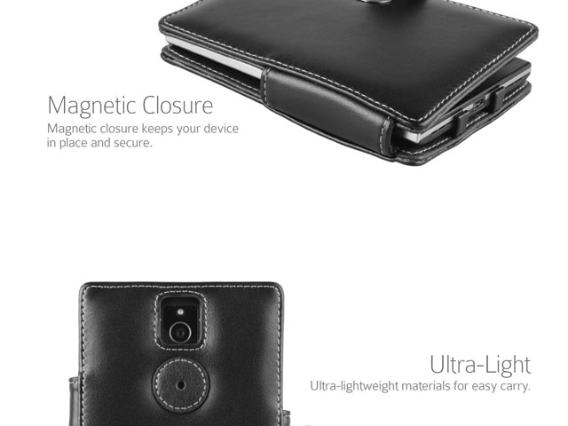 Brando Workshop Leather Case for BlackBerry Passport (Side Open)