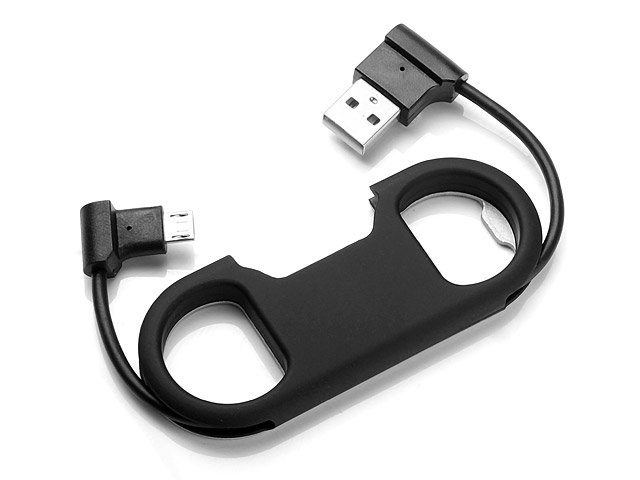micro USB Cable with Bottle Opener