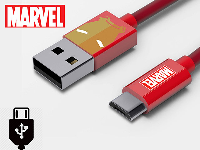 Tribe Iron Man micro USB Cable