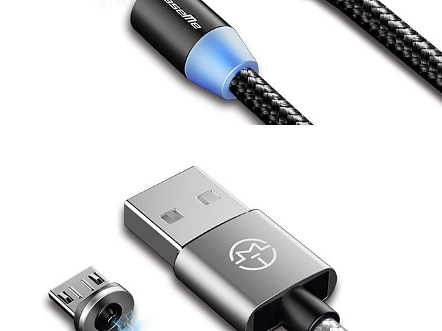 microUSB Magnetic LED Charging Cable
