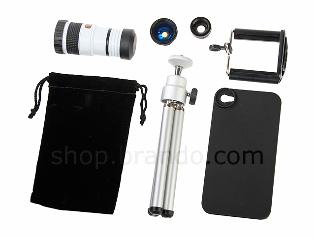 Apple iPhone 4 Telescope PLUS Wide and Fisheye Lens
