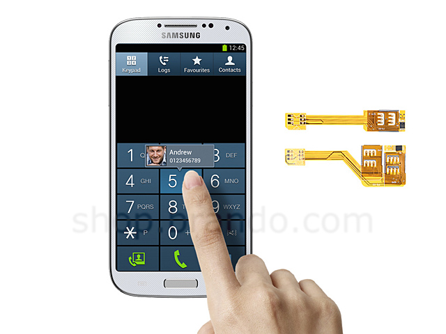 Dual SIM Adapter for Samsung Galaxy S4/ S5