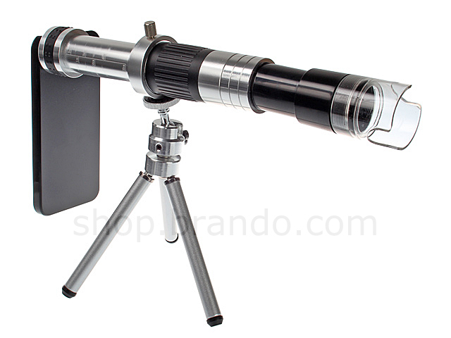 Ultimate iPhone 5 / 5s 16X Zoom Telescope + 60X-220X Magnifying Microscope w/ Tripod Stand
