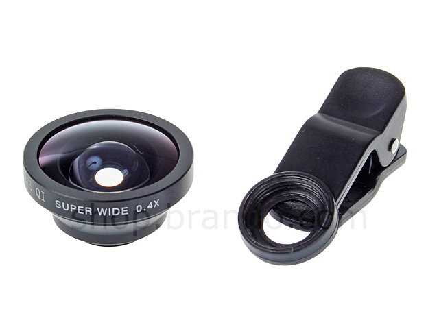 Universal SUPER Wide 0.4X Clip-On Lens for Smart Phones