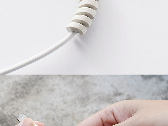 Spiral Silicone Cable Protector Cover