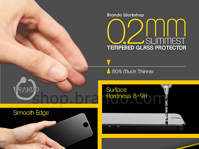 Brando Workshop 0.2mm Premium Tempered Glass Protector (Samsung Galaxy S4)