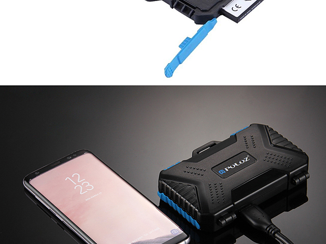 USB 3.0 Card Reader + 22 in 1 Memory Card Tough Case