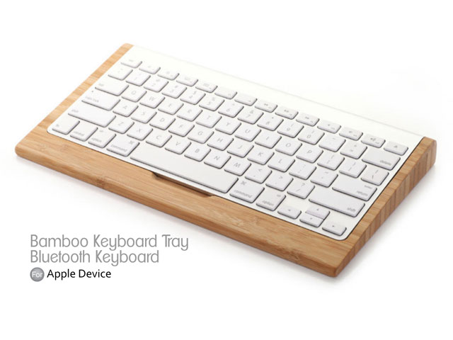 Bamboo Keyboard Tray for Apple Bluetooth Keyboard