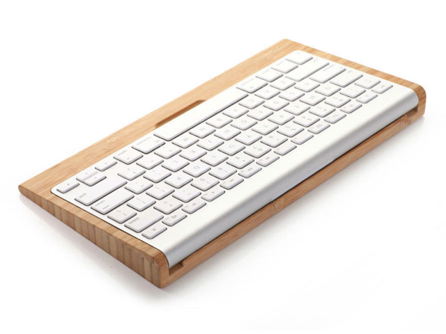Bamboo Keyboard Tray for Apple Bluetooth Keyboard