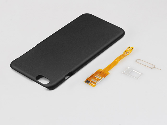 Dual Sim Card for iPhone 6s Plus with Back Case
