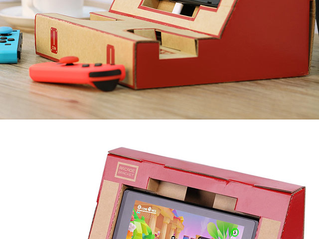 Labo DIY Cardboard Holder Arcade Bracket for Nintendo Switch