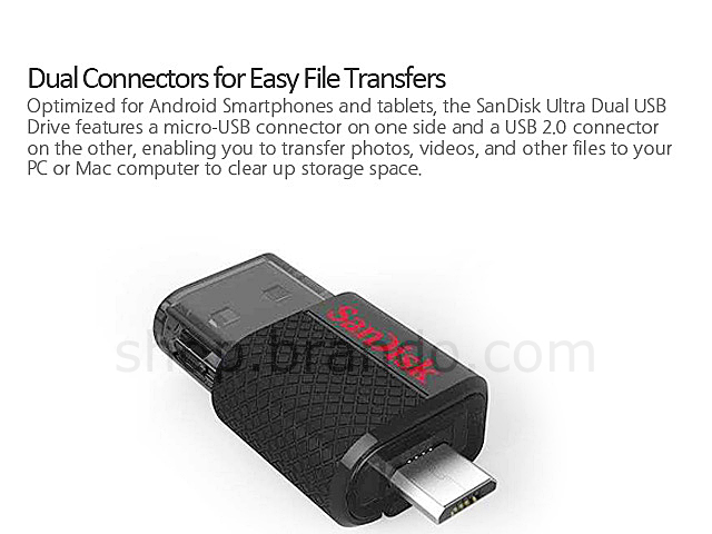 SanDisk Ultra® Dual USB Drive (OTG)