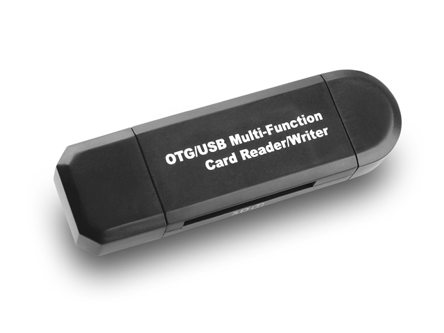 microUSB 2-in-1 OTG SD/micro SD Card Reader
